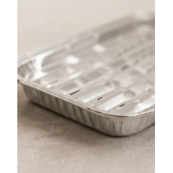 Alubakker med huller 34 � 23 cm � 5 stk. til grill &amp; ovn