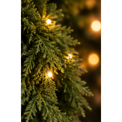 D�r grankrans med LED - Timer - Inde/ude ( IP44 )