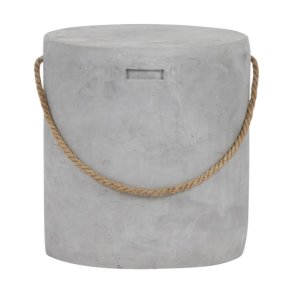 Oval cement skammel - 37xH40. Model: Steen