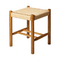 Stilfuld skammel i Eg fra Dacore -  Ml35X35XH45 cm