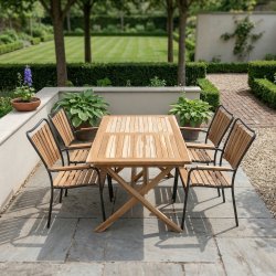 Mondeva 4-sits terrassset 135x85 - V�lj f�rg p� stolen