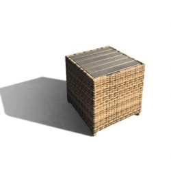 Vedligeholdelsesfrit kvadratisk sidebord - vlg farve