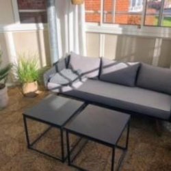 Sgrstppe til inde- og udendrs brug. Str. 150x240 cm. Kan sys til om i strrelsen.