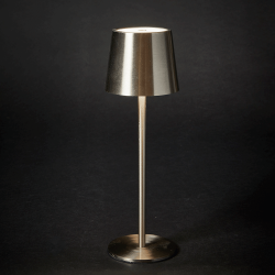 Genopladelig bordlampe m. touchknap - ledningsfri - 7 timer pr. opladning - Vlg farve!