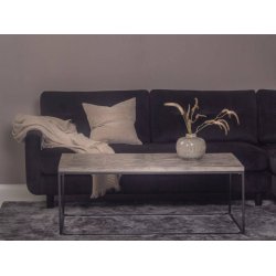 Aflangt sofabord i naturligt mangotr - HOMM