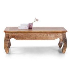 Klassisk rektangulrt sofabord i mangotr B120D60H40 - OPIUM