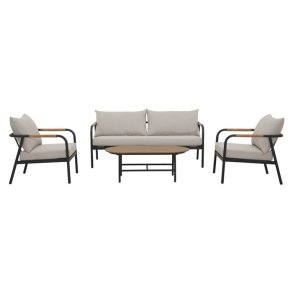 5-personers sofas�t med all-weather hynder i nyt flot design - model: Kork