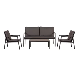 Bali sofast - 4 dele med hynde. MODERNE LOUNGEST I GOD KVALITET!!