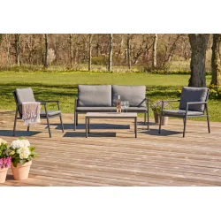 Bali sofast - 4 dele med hynde. MODERNE LOUNGEST I GOD KVALITET!!