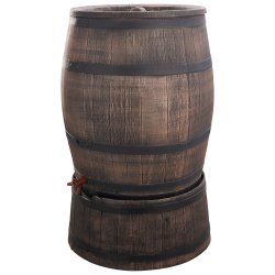 Bredygtig vandopsamlin!!! 240L Regnvandstnde med Stander  Komplet St til effektiv vandopsamling