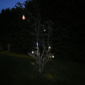 St  3 solcelledrevende LED havelamper - Ml: 6x9 cm