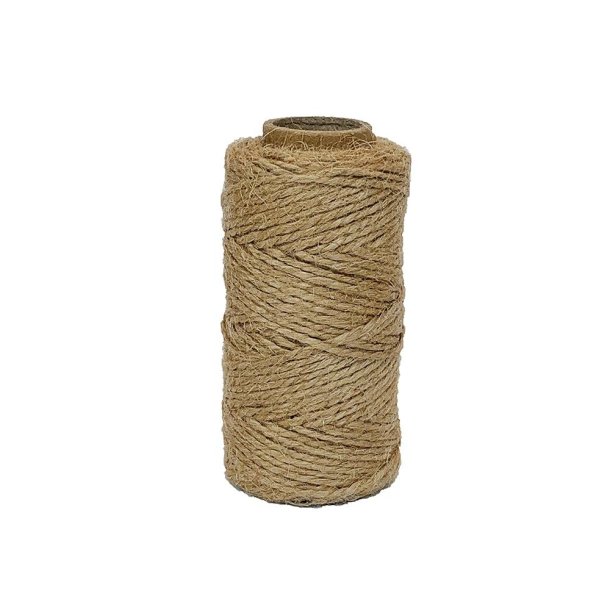 Solid og mulitifunktionel naturlig sisal bindesnor 80 g