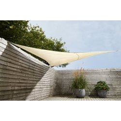  Triangul�rt solsegel i beige i toppkvalitet storlek 3,6x3,6x3,6 M. - Modell: Sunny