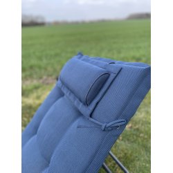 Solvognshynde Lux m/ Nakkepude i struktur syet polyester, s man ikke bliver svedig! - Flere Farver