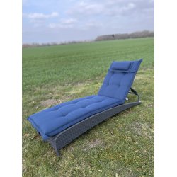 Solvognshynde Lux m/ Nakkepude i struktur syet polyester, s man ikke bliver svedig! - Flere Farver