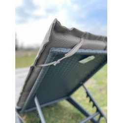 Solvognshynde Lux m/ Nakkepude i struktur syet polyester, s man ikke bliver svedig! - Flere Farver