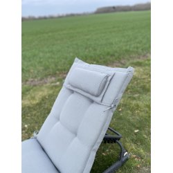 Solvognshynde Lux m/ Nakkepude i struktur syet polyester, s man ikke bliver svedig! - Flere Farver