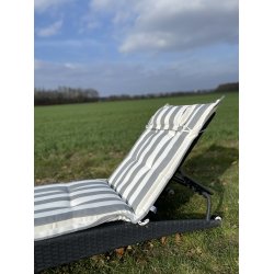 Solvognshynde Lux m/ Nakkepude i struktur syet polyester, s man ikke bliver svedig! - Flere Farver