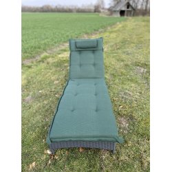 Solvognshynde Lux m/ Nakkepude i struktur syet polyester, s man ikke bliver svedig! - Flere Farver