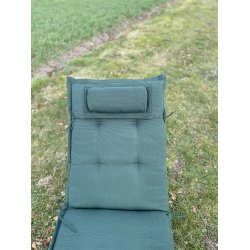 Solvognshynde Lux m/ Nakkepude i struktur syet polyester, s man ikke bliver svedig! - Flere Farver