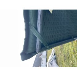 Solvognshynde Lux m/ Nakkepude i struktur syet polyester, s man ikke bliver svedig! - Flere Farver