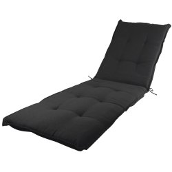 Kvalitets solvognshynde Sort - Str. 203x60x5 cm. Standart ml!