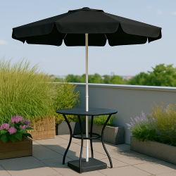 Vandafvisende Altanparasol m/ Tilt - : 180 cm - vlg farve