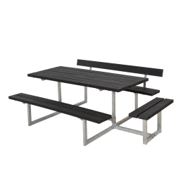 Bordbnkest i genbrugsplast og metal til 7 personer 