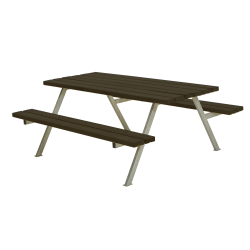 Stort bordbnkest uden rygln - 6 personer - vlg farve