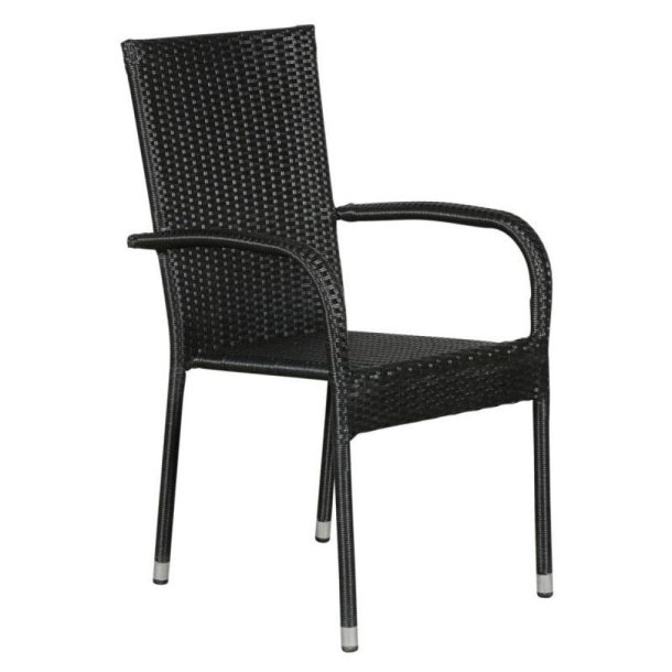 Sort havem�bels�t med udtr�ksbord til 6 personer 