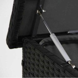 100% vandtt Louise hyndeboks til solvognshynder i UV-beskyttet polyrattan med hjul. Vlg farve!