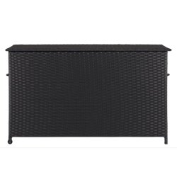 100 % vandtt mega hyndeboks med hjul. UV-beskyttet polyrattan. str. 168x75 cm   - vlg farve