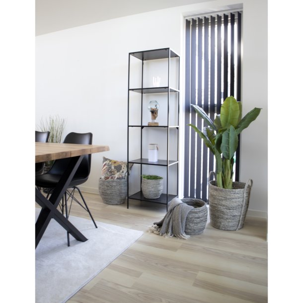 Hg display hylla med 5 hyllor i metall - Modell Vita - Vlj frg