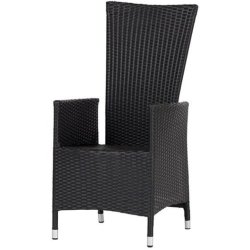 Skab hyggelige stunder i haven med Dallas luksus havem�bels�t inkl. 4 stole med indstillelig pumpe-ryg