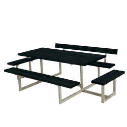 Bordbnkest i nletr til 8 personer med et rygln - vlg farve