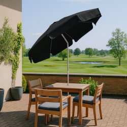 Vandafvisende Altanparasol m/ Tilt - : 180 cm - vlg farve