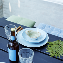 Stort bordbnkest uden rygln - 6 personer - vlg farve