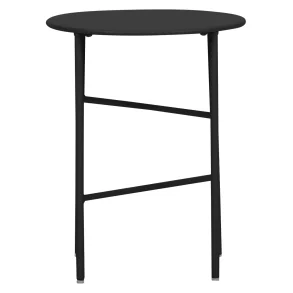 Bord med skve linjer - 40H50CM - CHARMERENDE BORD I SORT