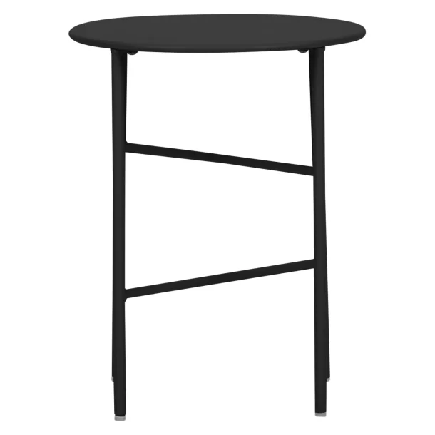 Bord med skve linjer - 40H50CM - CHARMERENDE BORD I SORT