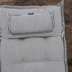 Solvognshynde Lux m/ Nakkepude i struktur syet polyester, s man ikke bliver svedig! - Flere Farver