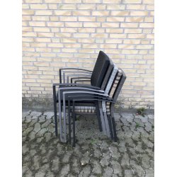 Stort familie bord med 8 stk. Nevada stole - V�lg stolens farve