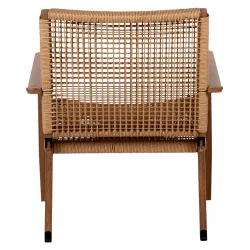 Have loungestol i aluminium og polyrattan