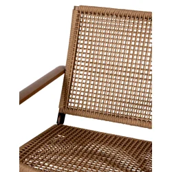 Have loungestol i aluminium og polyrattan
