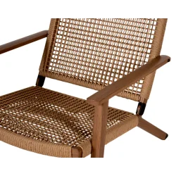 Have loungestol i aluminium og polyrattan