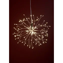 Stjernekaster - M/150Dioder - M/Timer - IP20 Batteribox. Til indendrs brug. IMPONERENDE LYS!! 