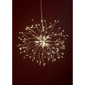 Stjernekaster - M/150Dioder - M/Timer - IP20 Batteribox. Til indendrs brug. IMPONERENDE LYS!! 