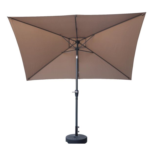 Vandtt Parasol - 2 x 3 m - m/ Tilt + Dug har UV30+ solbeskyttelse. Model: Cordoba Sand