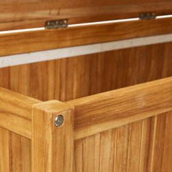 100 % vandtt Boston Hyndeboks inkl. hyndepose. Fremstillet i Luksus Gold Teak