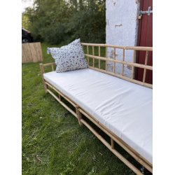 Bambusoffa 4 pers. 210 cm. med dyna