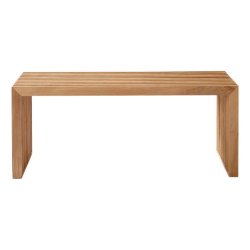 Ribbnk guld teak L: 104xB35xH43cm